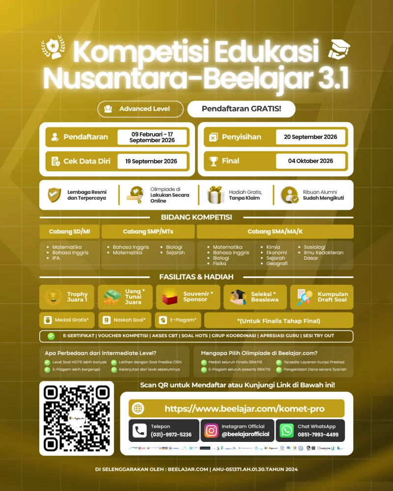 KOMPETISI EDUKASI NUSANTARA - BEELAJAR.COM 3.1
