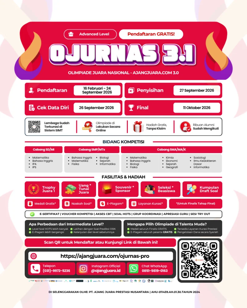 OLIMPIADE JUARA NASIONAL - AJANGJUARA.COM 3.1