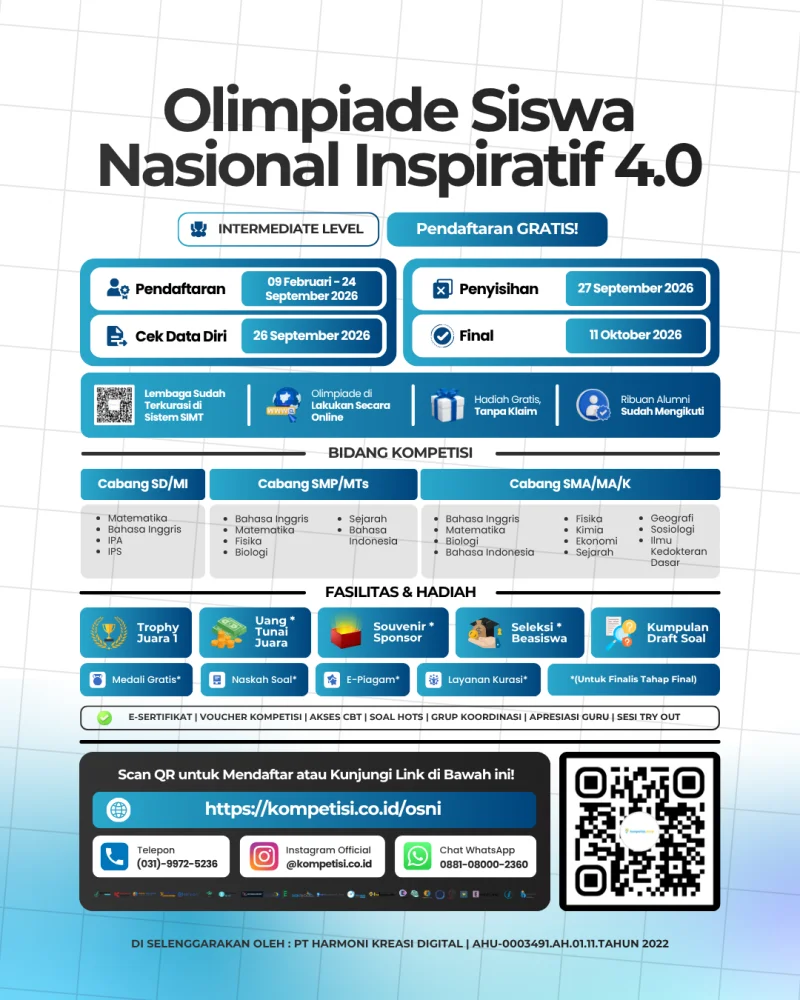 OLIMPIADE SISWA NASIONAL INSPIRATIF 4.0