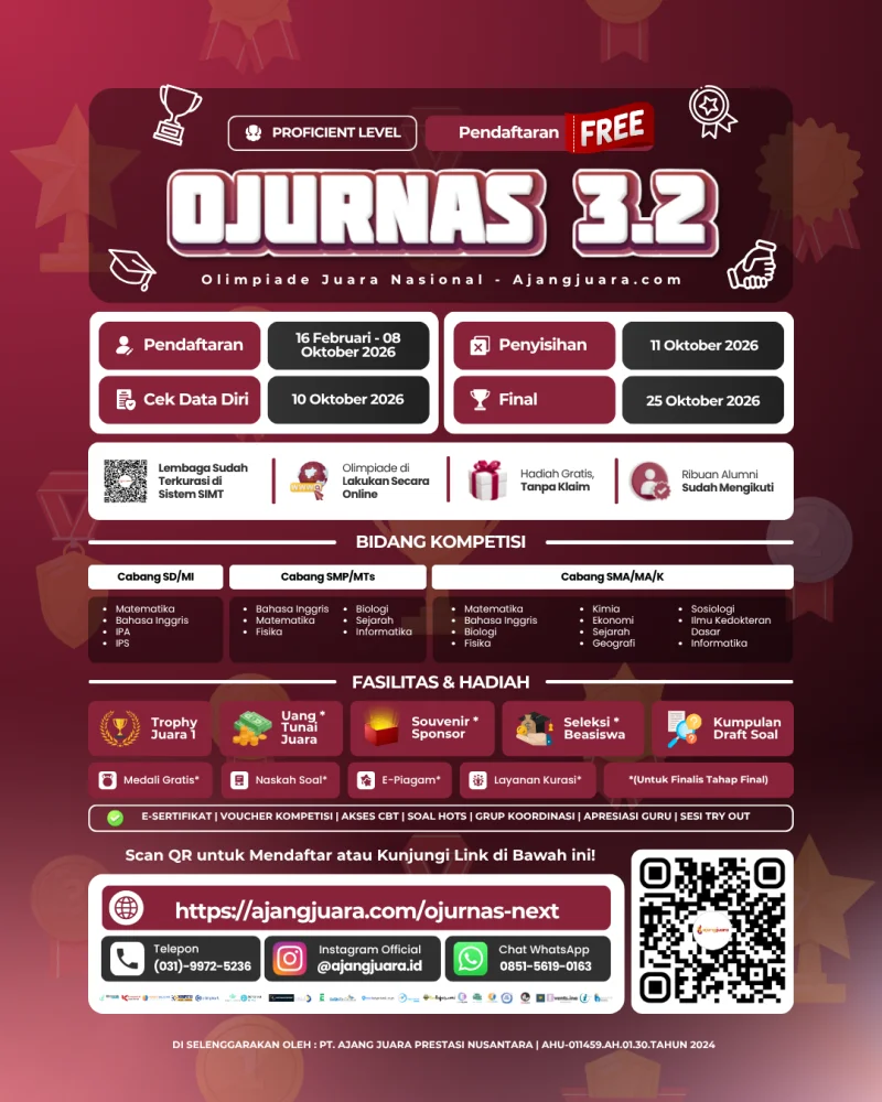OLIMPIADE JUARA NASIONAL – AJANGJUARA.COM 3.2