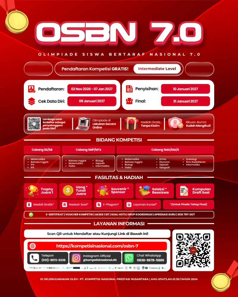 OLIMPIADE SISWA BERTARAF NASIONAL 7.0